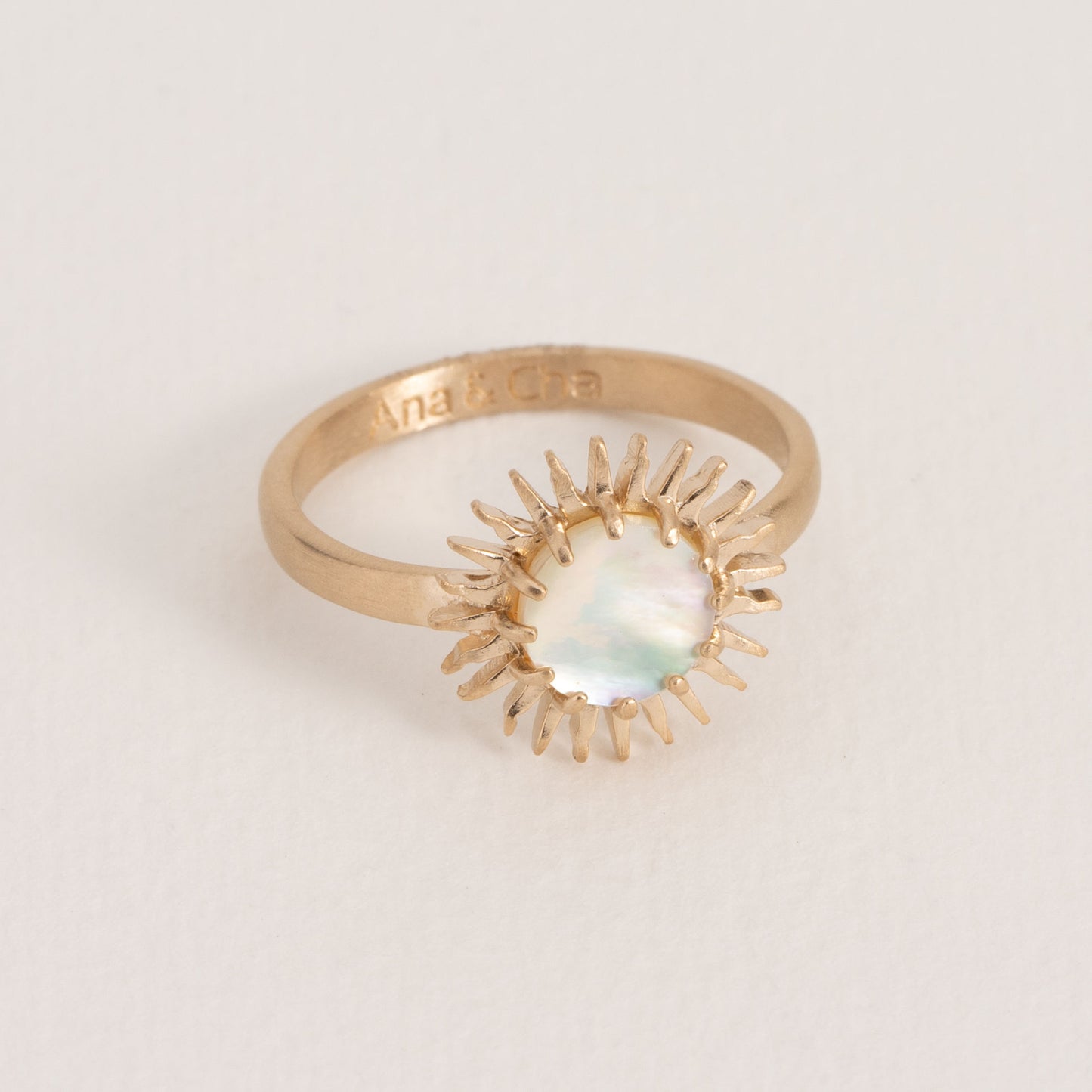 BAGUE BLANCHETTE NACRE