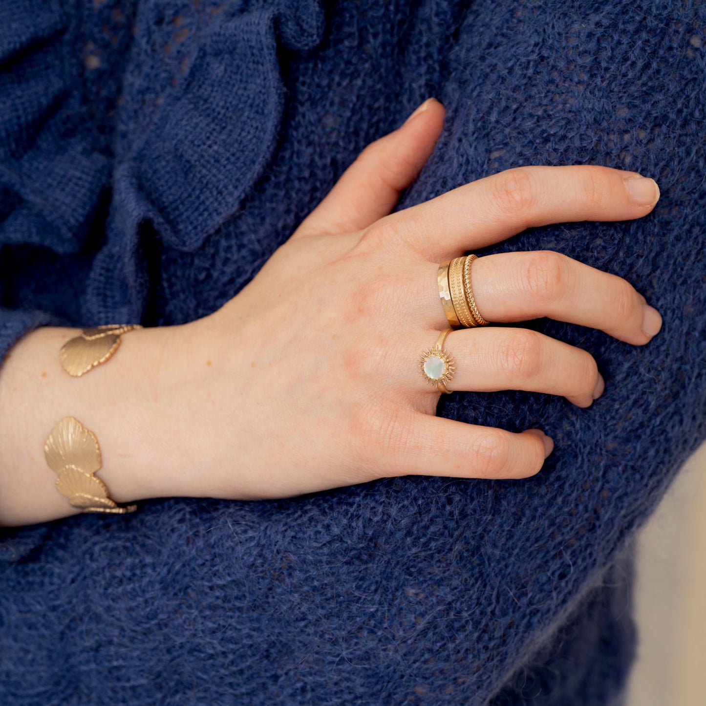 BAGUE BLANCHETTE NACRE