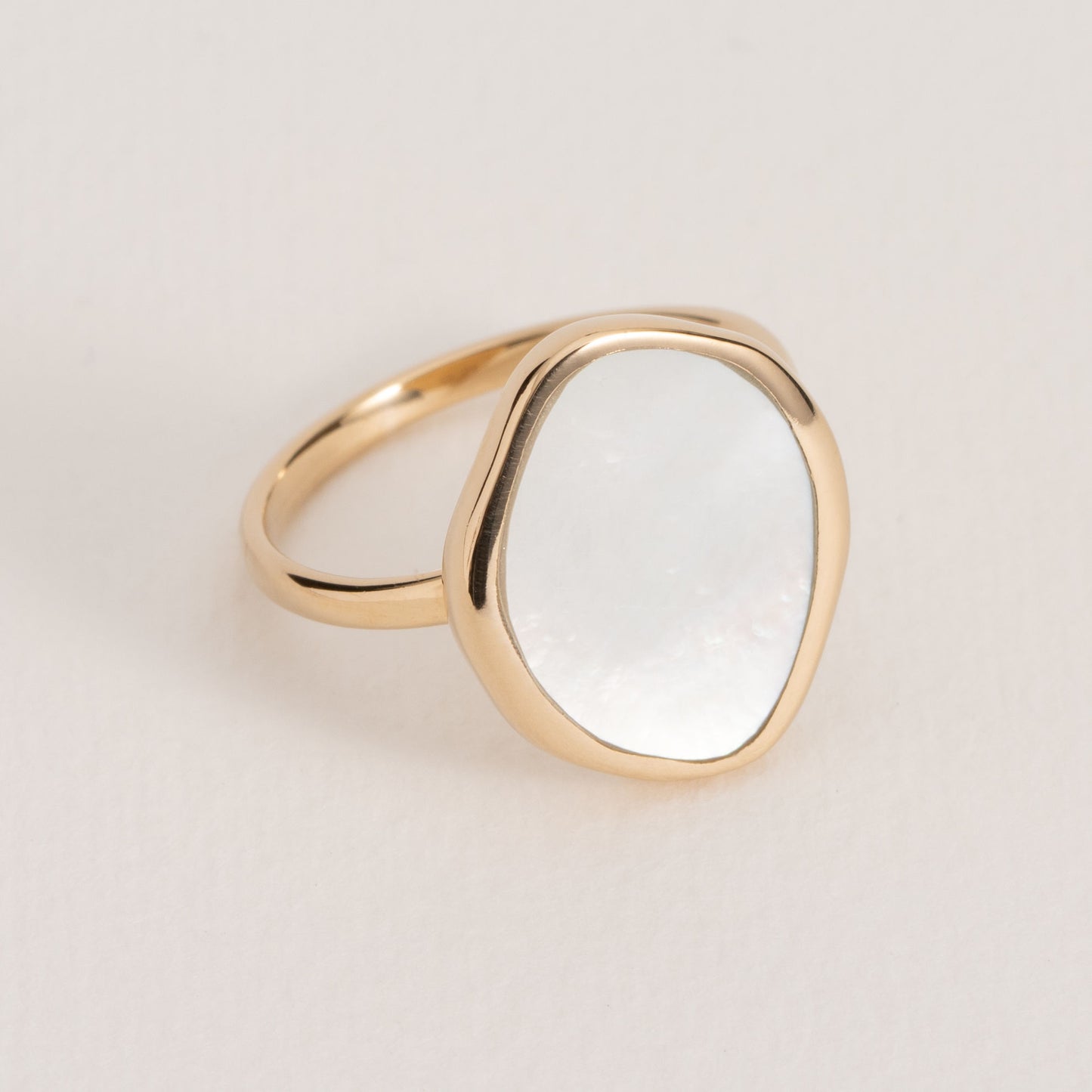 BAGUE ELVIRE NACRE