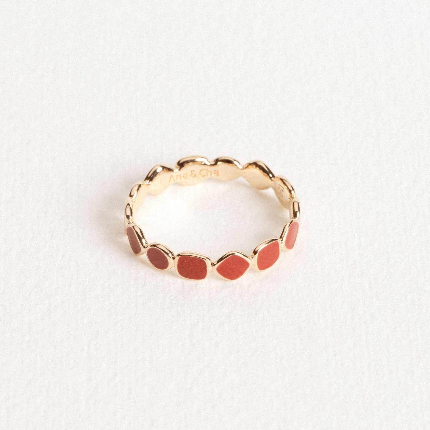 BAGUE GIOIA LAQUE ROUGE