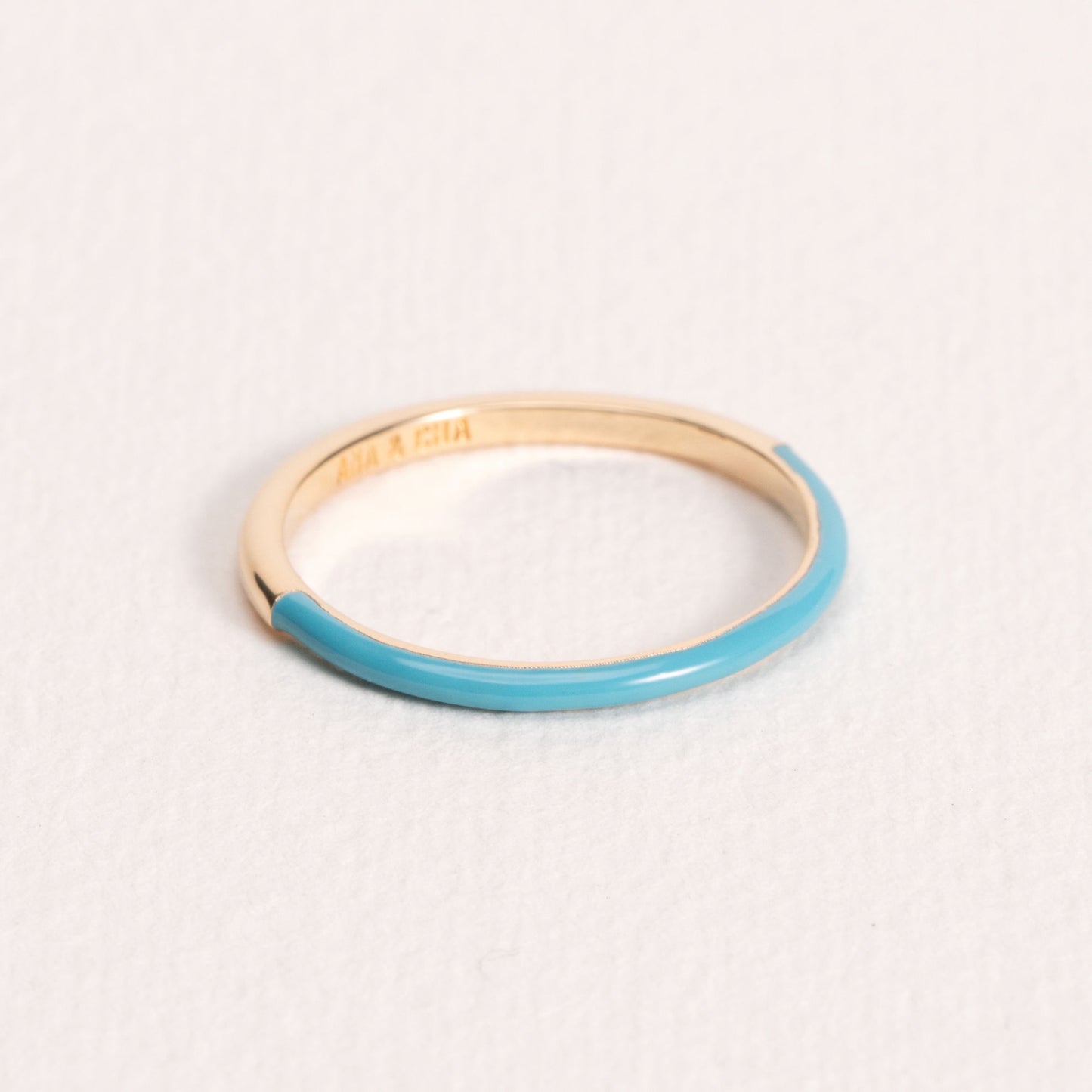BAGUE SERENA LAQUE BLEUE