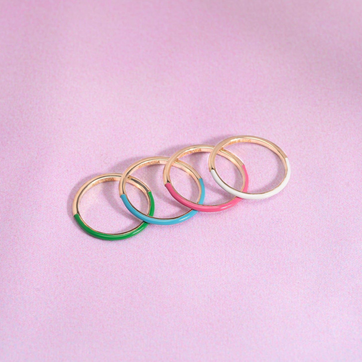 BAGUE SERENA LAQUE BLEUE