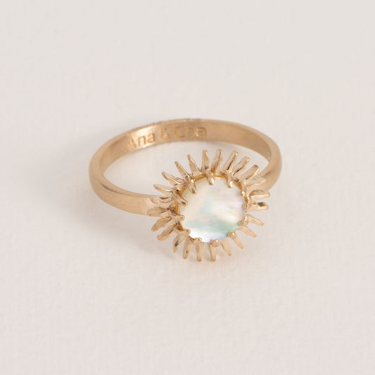 BAGUE BLANCHETTE NACRE
