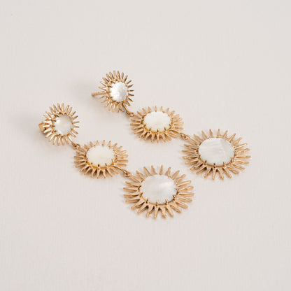 BOUCLES BLANCHETTE NACRE