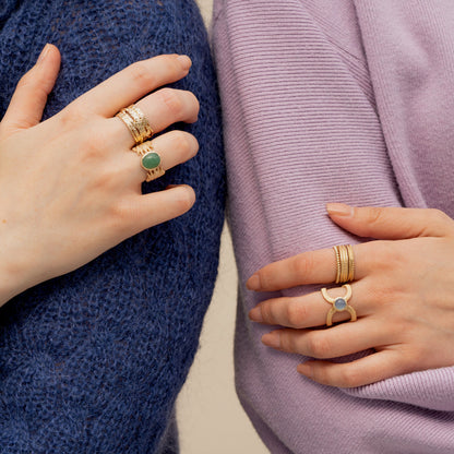 BAGUE GINA AVENTURINE