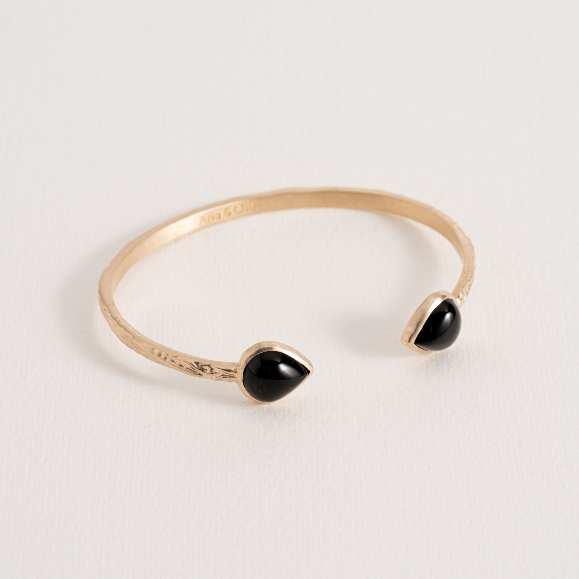 JONC ISAURE AGATE NOIRE