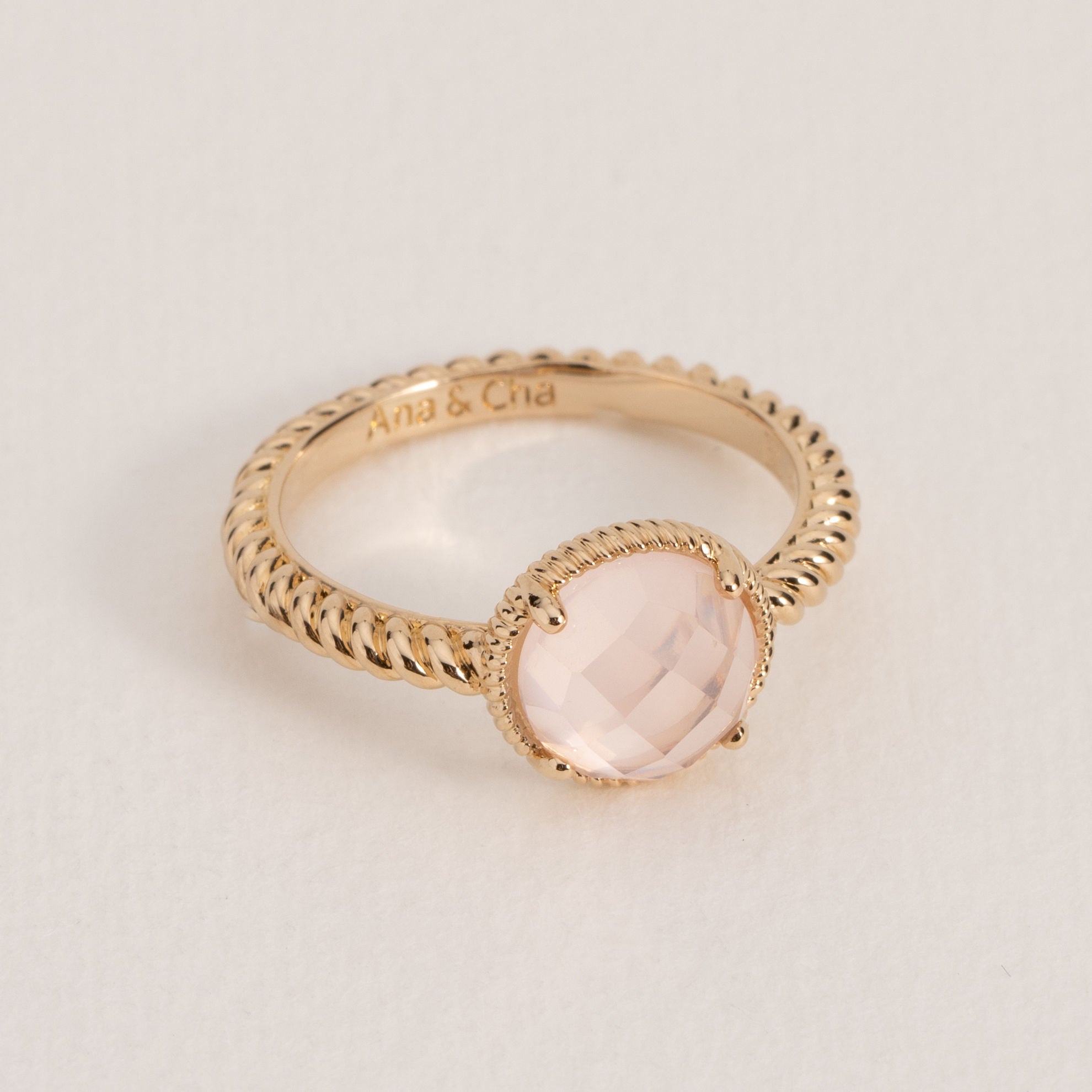LISETTE ROSE QUARTZ RING