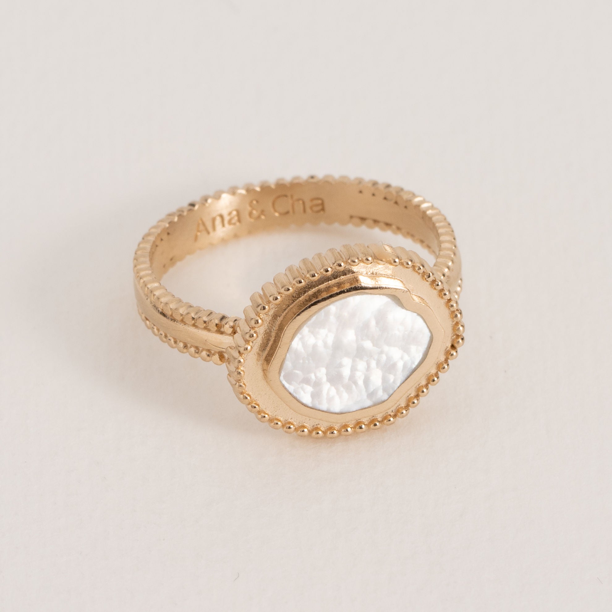 BAGUE NINON NACRE