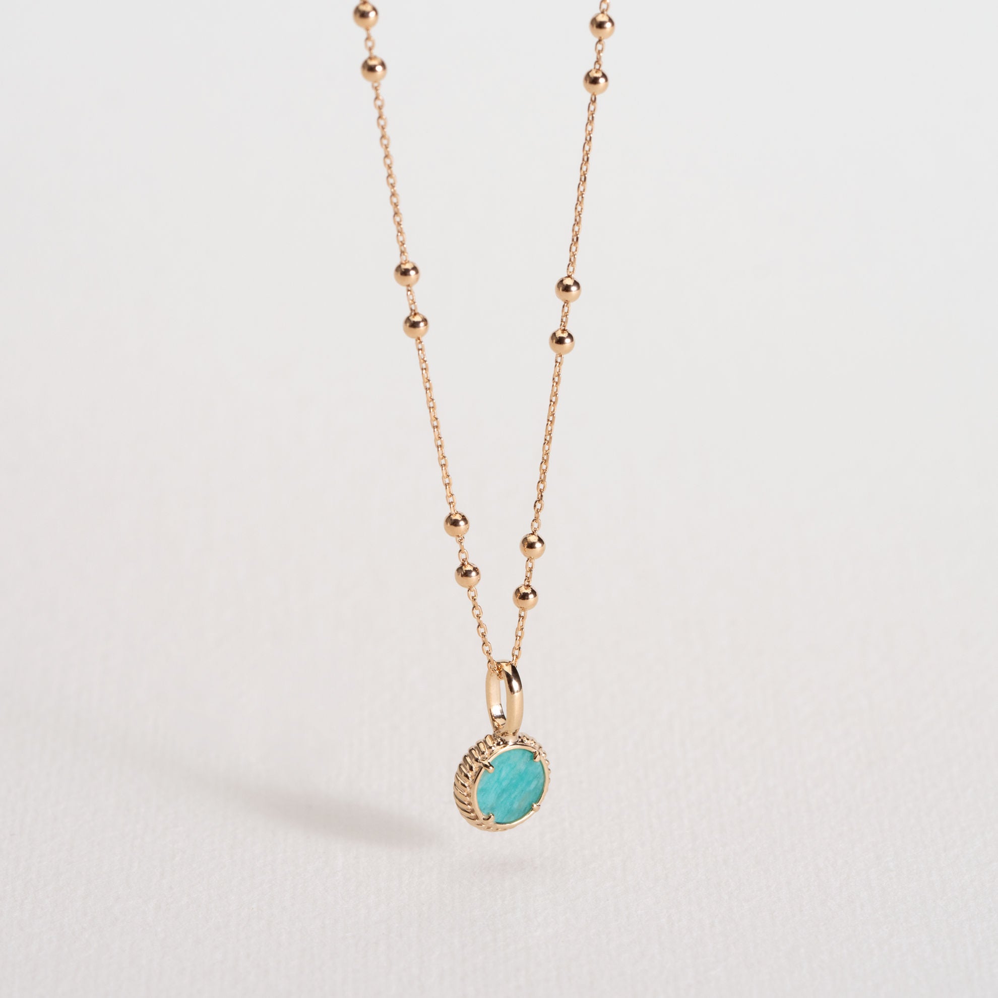 CHARLIE AMAZONITE PENDANT