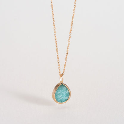 PENDENTIF ISAURE AMAZONITE