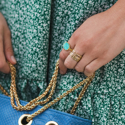 BAGUE KIARA AMAZONITE