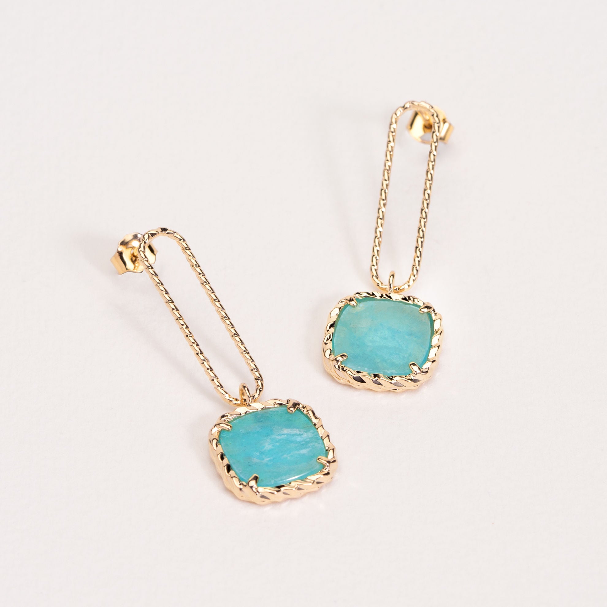 BOUCLES KIARA AMAZONITE