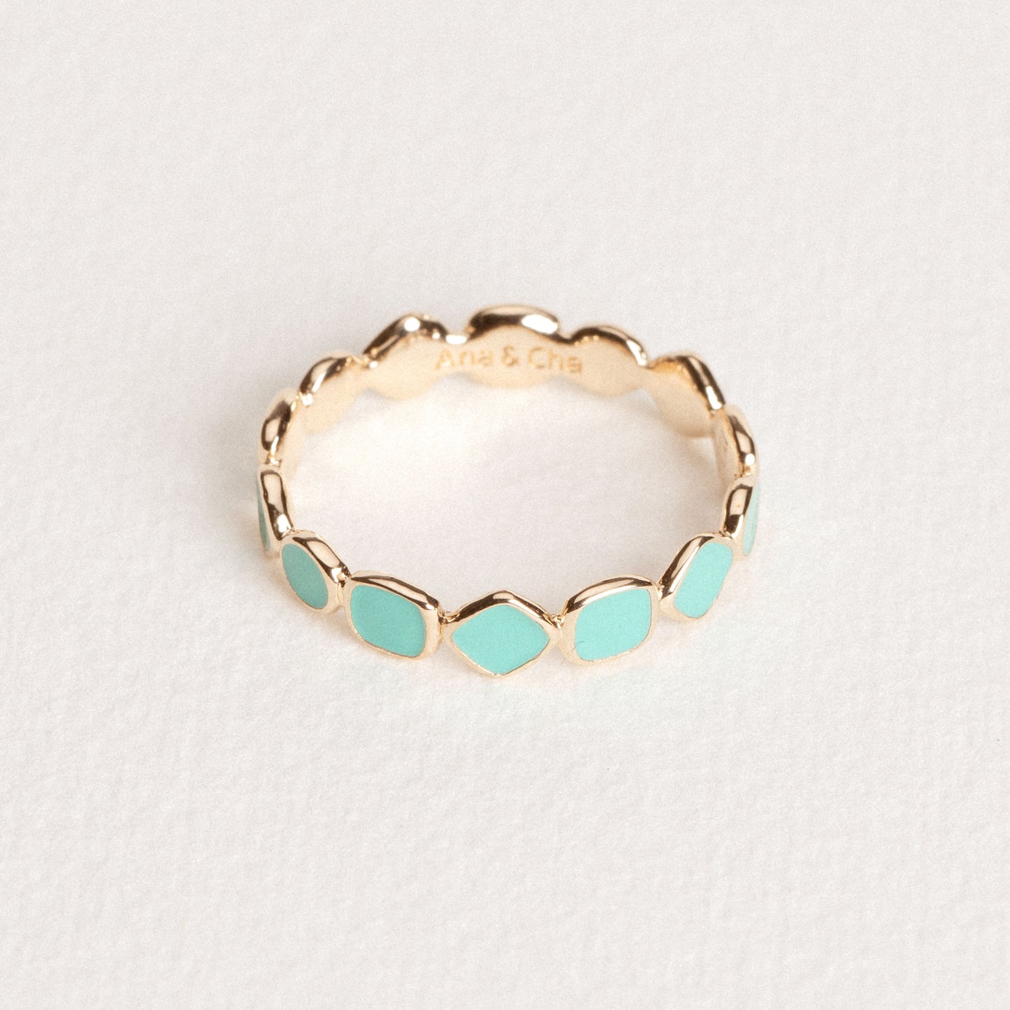 BAGUE GIOIA LAQUE TURQUOISE