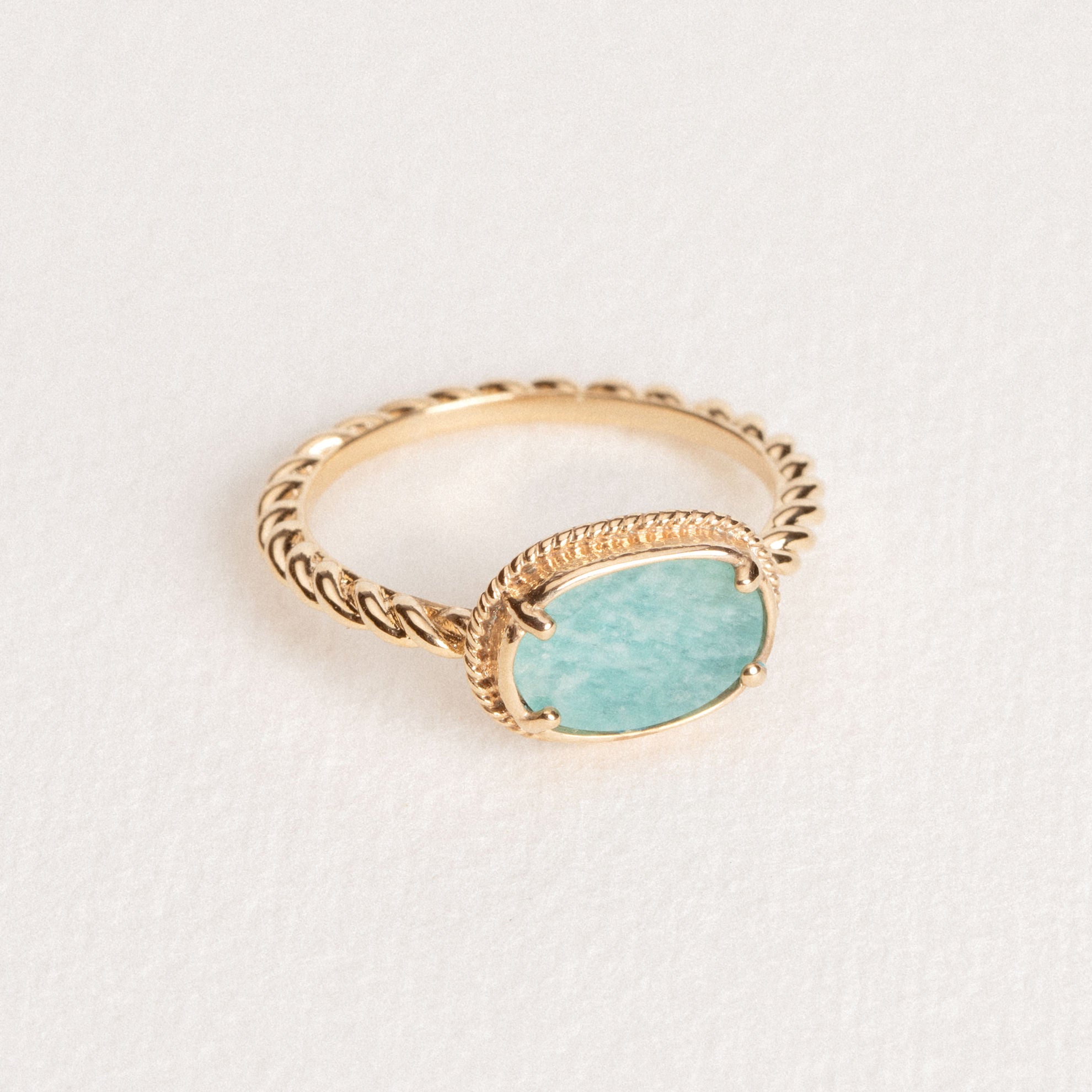 BAGUE AVA AMAZONITE