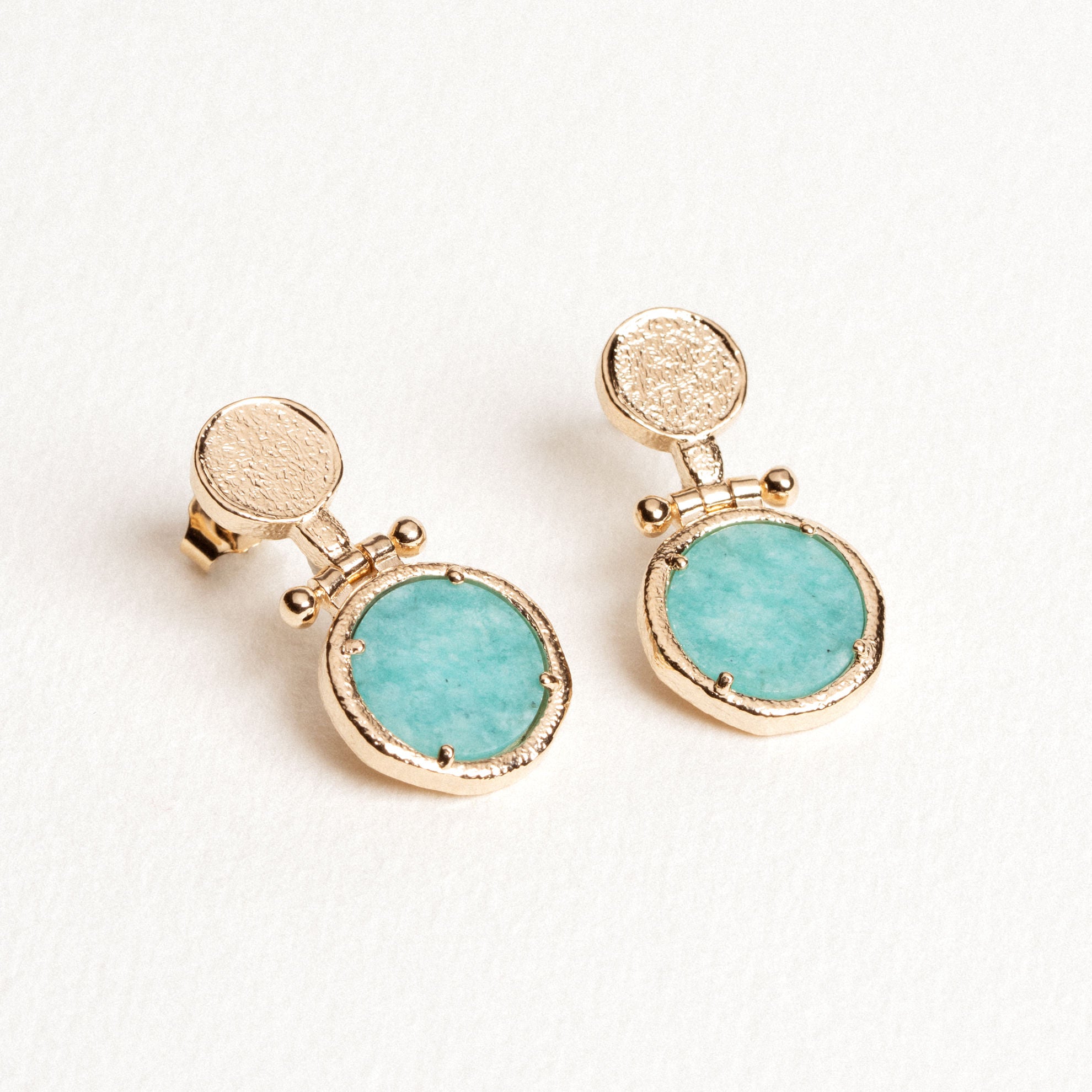 BOUCLES SALOMÉ AMAZONITE