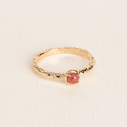 BAGUE CLOÉ RHODONITE