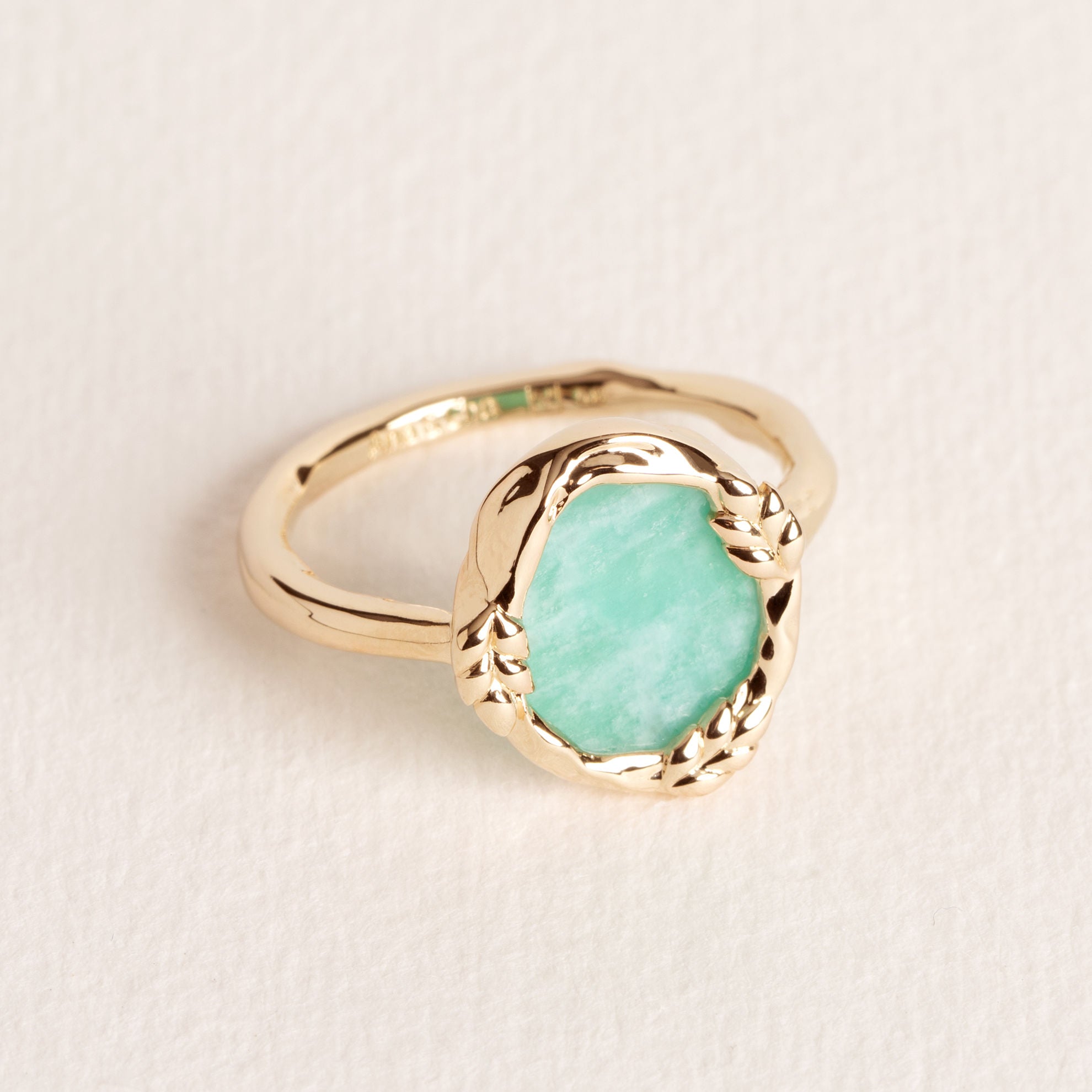 BAGUE POPPI AMAZONITE