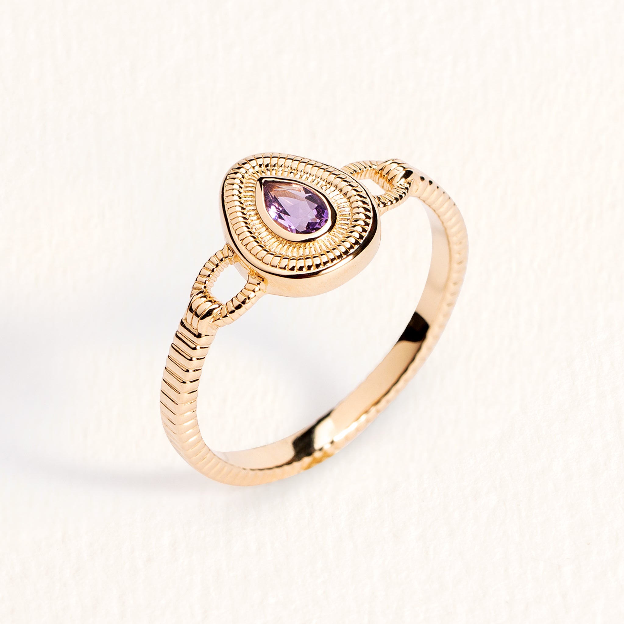 BAGUE LORENA AMETHYSTE