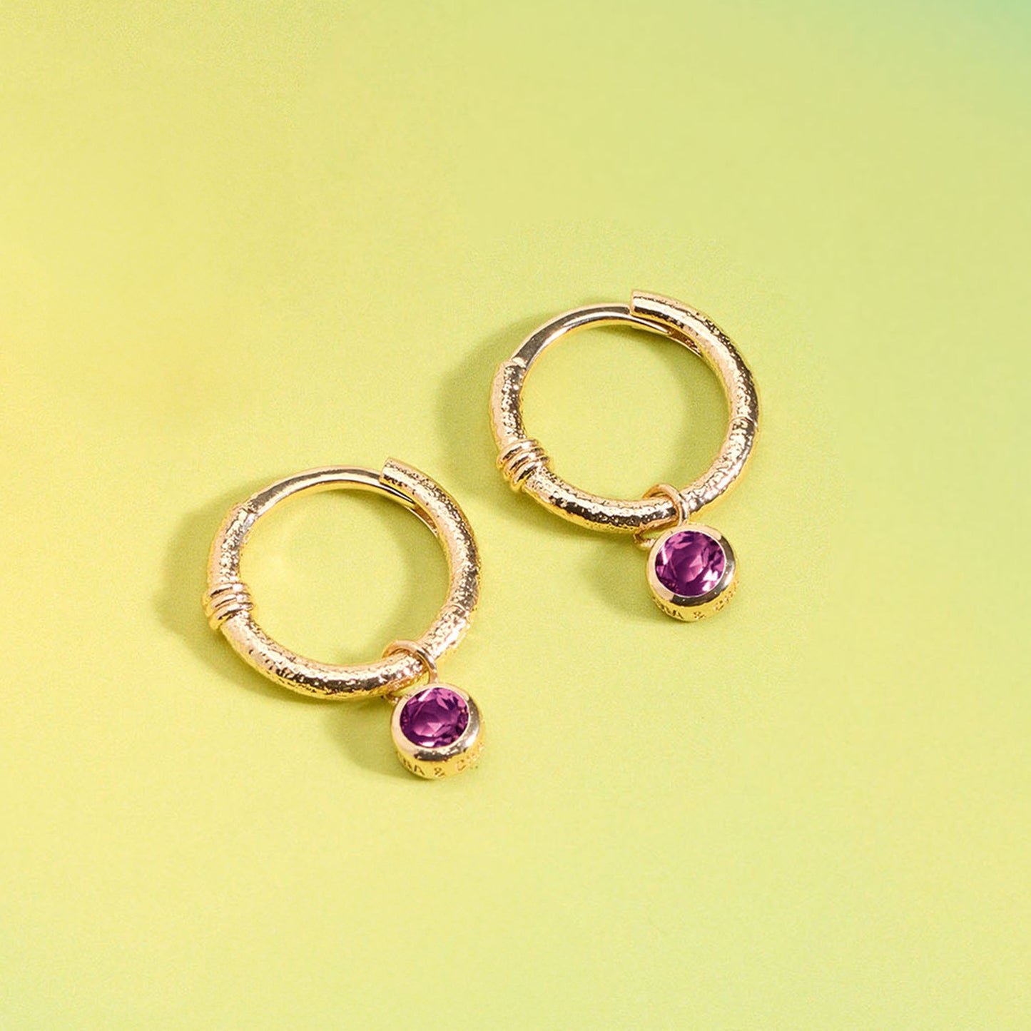 MINI-CRÉOLES TESS RHODOLITE