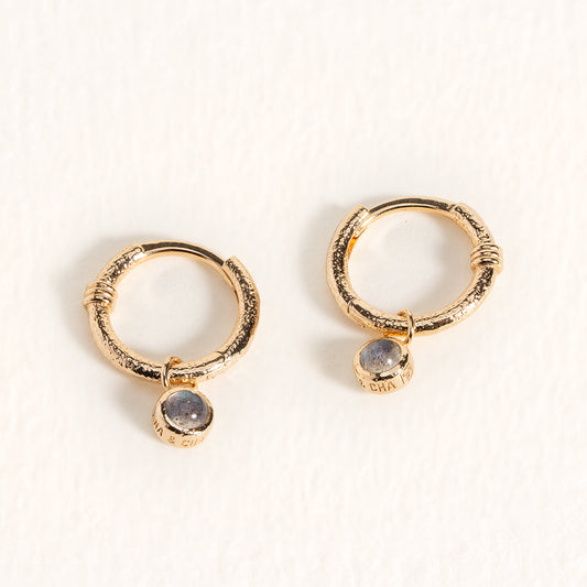 MINI-CRÉOLES TESS LABRADORITE
