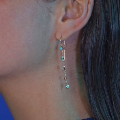 BOUCLES D'OREILLES DAHLIA