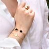 Picture of ISAURE BLACK AGATE BANGLE