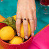 Picture of LISE BLACK AGATE RING
