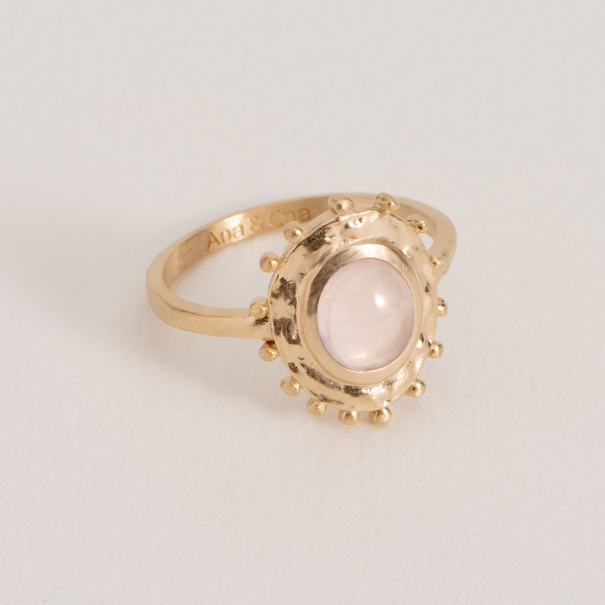 Picture of ODILE PINK QUARTZ RING