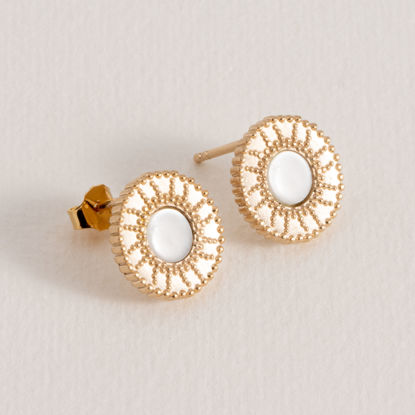 Picture of PAULINE MOTHER OF PEARL STUDS