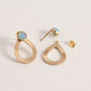 Picture of CÉLESTINE BLUE AGATE EARRINGS
