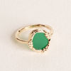 Picture of POPPI GREEN AGATE RING
