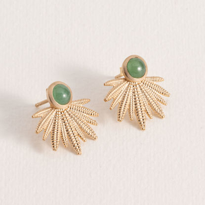 Picture of GINA AVENTURINE EARRINGS