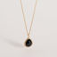 Image de PENDENTIF ISAURE AGATE NOIRE