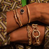 Image de BRACELET SALOMÉ AVENTURINE BLEUE
